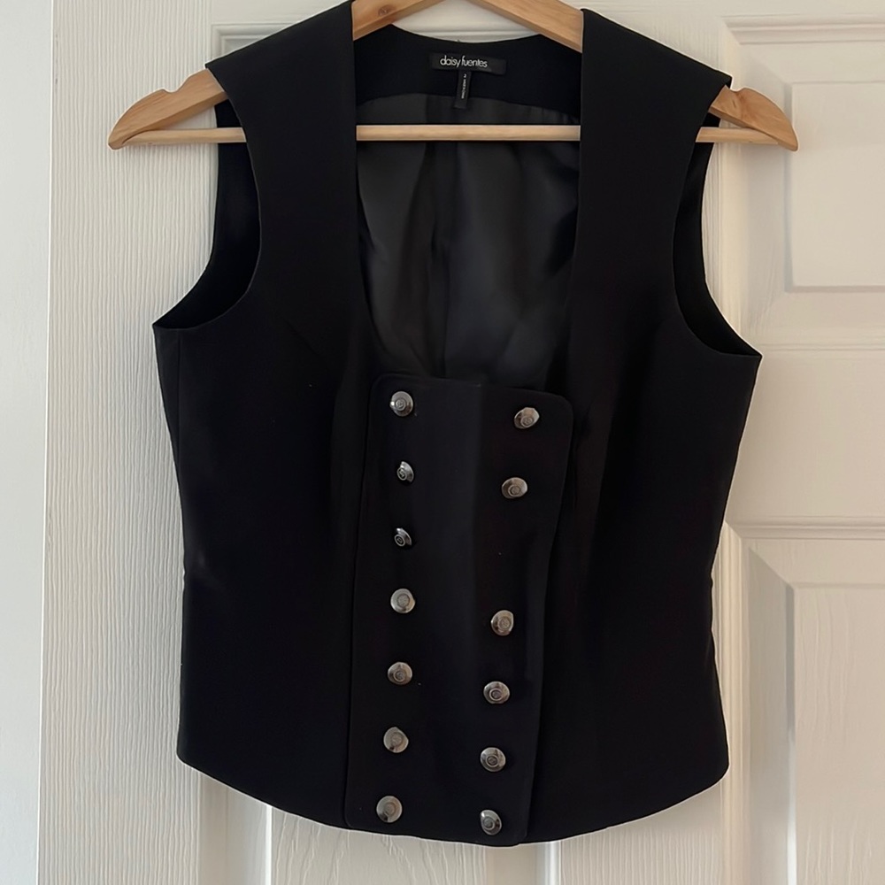 Black vest size 2
